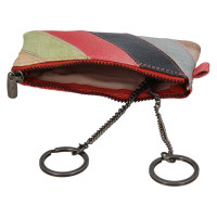 KOŽENÁ KLÍČENKA KAY BAREVNÁ/ ČERVENÁ