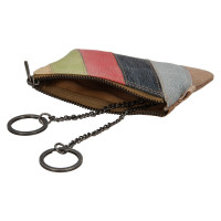 KOŽENÁ KLÍČENKA KAY BAREVNÁ/ BÉŽOVÁ