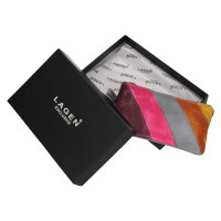 KOŽENÁ KLÍČENKA KYA BAREVNÁ/ ŠEDÁ