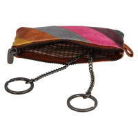 KOŽENÁ KLÍČENKA KYA BAREVNÁ/ HNĚDÁ