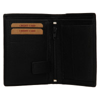 PÁNSKÁ KOŽENÁ PENĚŽENKA DENIS ČERNÁ