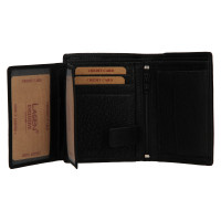 PÁNSKÁ KOŽENÁ PENĚŽENKA DENIS ČERNÁ