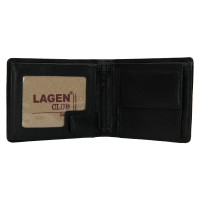 PÁNSKÁ KOŽENÁ PENĚŽENKA ELIAN ČERNÁ