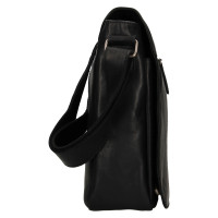 kožená taška přes rameno BLC/4474/21 - černá - BLK