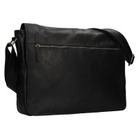 kožená taška přes rameno BLC/4474/21 - černá - BLK
