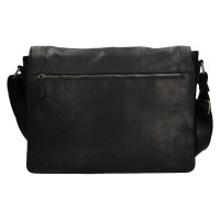 kožená taška přes rameno BLC/4474/21 - černá - BLK