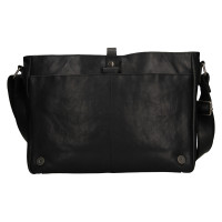 kožená taška přes rameno BLC/4474/21 - černá - BLK
