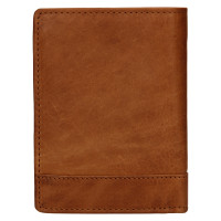 PÁNSKÁ KOŽENÁ PENĚŽENKA ALFIE HNĚDÁ