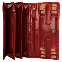 DÁMSKÁ KOŽENÁ PENĚŽENKA ANASTASIA ČERVENÁ