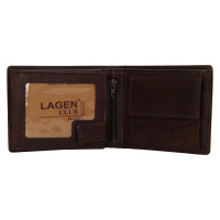 PÁNSKÁ KOŽENÁ PENĚŽENKA MARLON TMAVĚ HNĚDÁ