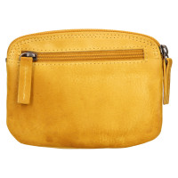 KOŽENÁ KLÍČENKA BECKY ŽLUTÁ