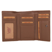 DÁMSKÁ KOŽENÁ PENĚŽENKA MYRA OFF WHITE