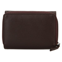DÁMSKÁ KOŽENÁ PENĚŽENKA SONIA TMAVĚ HNĚDÁ