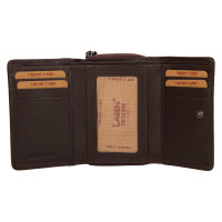 DÁMSKÁ KOŽENÁ PENĚŽENKA SONIA TMAVĚ HNĚDÁ