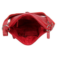 DÁMSKÁ KOŽENÁ KABELKA MILLA ČERVENÁ