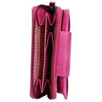 DÁMSKÁ KOŽENÁ PENĚŽENKA EMILIA RŮŽOVÁ