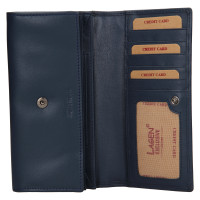 DÁMSKÁ KOŽENÁ PENĚŽENKA GINA TMAVĚ MODRÁ