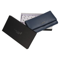 DÁMSKÁ KOŽENÁ PENĚŽENKA GINA TMAVĚ MODRÁ