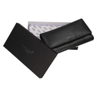 DÁMSKÁ KOŽENÁ PENĚŽENKA GINA ČERNÁ