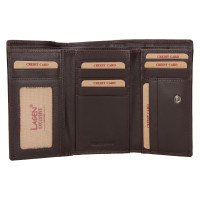 DÁMSKÁ KOŽENÁ PENĚŽENKA MYRA HNĚDÁ