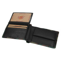 PÁNSKÁ KOŽENÁ PENĚŽENKA ARMY ZELENÁ