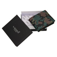 PÁNSKÁ KOŽENÁ PENĚŽENKA ARMY ZELENÁ