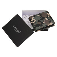 pánská peněženka kožená BLC/4861/1120 - army - GREY/BLK