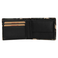 pánská peněženka kožená BLC/4861/1120 - army - GREY/BLK