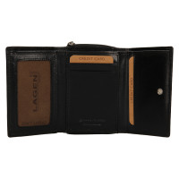 DÁMSKÁ KOŽENÁ PENĚŽENKA ALEN ČERNÁ