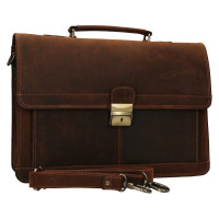 PÁNSKÁ KOŽENÁ AKTOVKA NOAH H HNĚDÁ