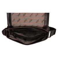 KOŽENÁ CROSSBODY NIKITA TMAVĚ HNĚDÁ