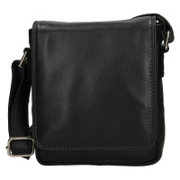 KOŽENÁ CROSSBODY VICO ČERNÁ
