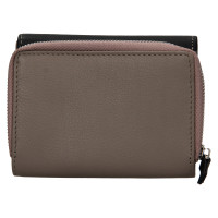 DÁMSKÁ KOŽENÁ PENĚŽENKA ELORA ŠEDÁ/ ČERNÁ