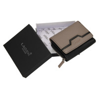 DÁMSKÁ KOŽENÁ PENĚŽENKA ELORA /ŠEDÁ ČERNÁ