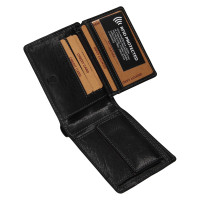 PÁNSKÁ KOŽENÁ PENĚŽENKA XANDER ČERNÁ