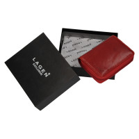 KOŽENÉ POUZDRO NA KARTY NOA ČERVENÁ