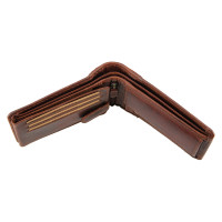 PÁNSKÁ KOŽENÁ PENĚŽENKA RALPH HNĚDÁ