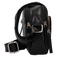 DÁMSKÁ KOŽENÁ KABELKA LINA ČERNÁ