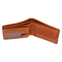 PÁNSKÁ KOŽENÁ PENĚŽENKA VINCENT HNĚDÁ