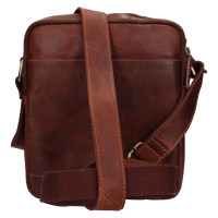 KOŽENÁ CROSSBODY XOAN HNĚDÁ