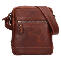 PÁNSKÁ KOŽENÁ CROSSBODY CALLAN HNĚDÁ