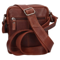 PÁNSKÁ KOŽENÁ CROSSBODY CALLAN HNĚDÁ