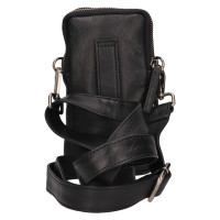 KOŽENÁ MINI CROSSBODY RAY ČERNÁ