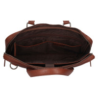 business taška kožená BLC/4422/20 -cognac-hnědá