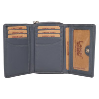 DÁMSKÁ KOŽENÁ PENĚŽENKA YVETTE ŠEDÁ