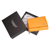 DÁMSKÁ KOŽENÁ PENĚŽENKA YVETTE ŽLUTÁ