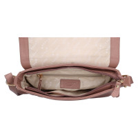 DÁMSKÁ KOŽENÁ KABELKA LILA BÉŽOVÁ