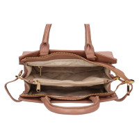 DÁMSKÁ KOŽENÁ KABELKA LARA BÉŽOVÁ