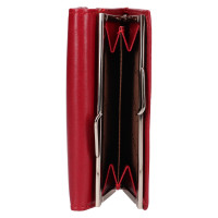 DÁMSKÁ KOŽENÁ PENĚŽENKA LENA ČERVENÁ