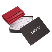 DÁMSKÁ KOŽENÁ PENĚŽENKA LENA ČERVENÁ